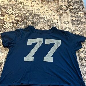 American Eagle Outfitters Dark Blue Tee